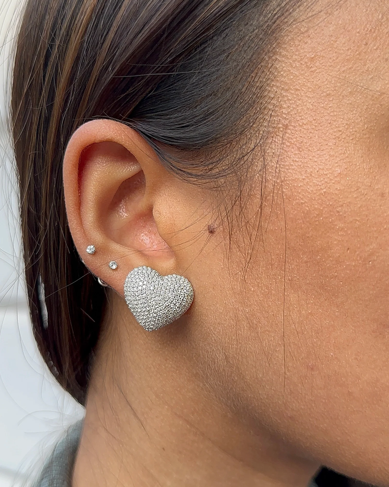 L'amour Diamond Studs - Image 3