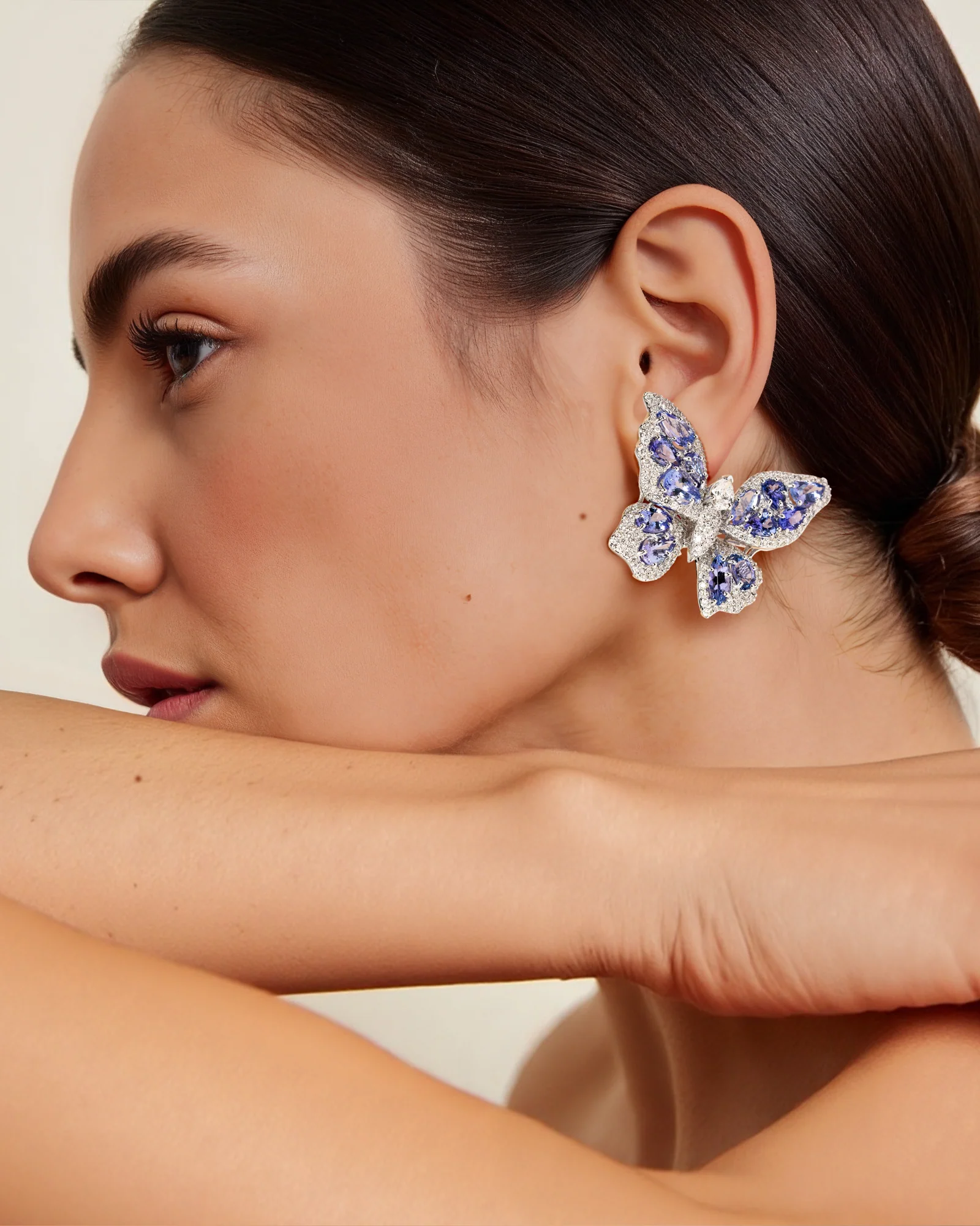Meant to Fly Tanzanite Earrings - Image 2