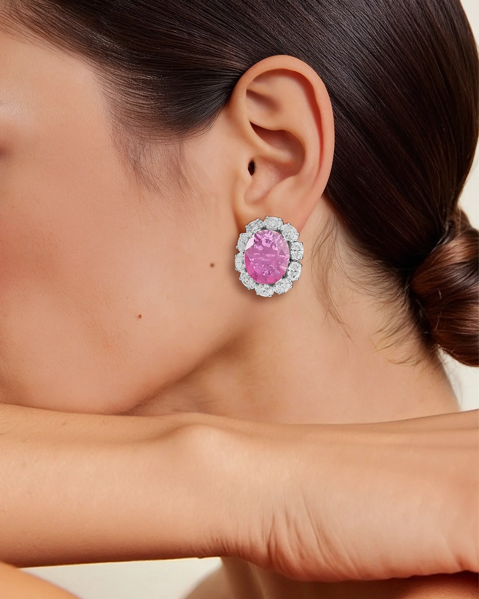 Moulin Rouge Stud Earrings - Image 2
