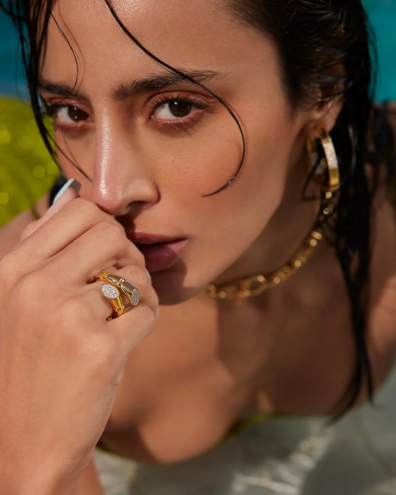 Nefertiti Gold Ring - Image 4