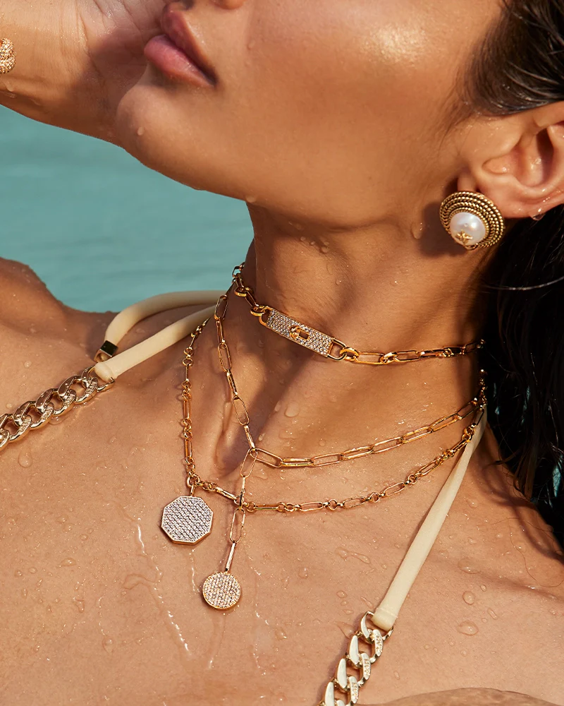 Cascade Gold Necklace - Image 2