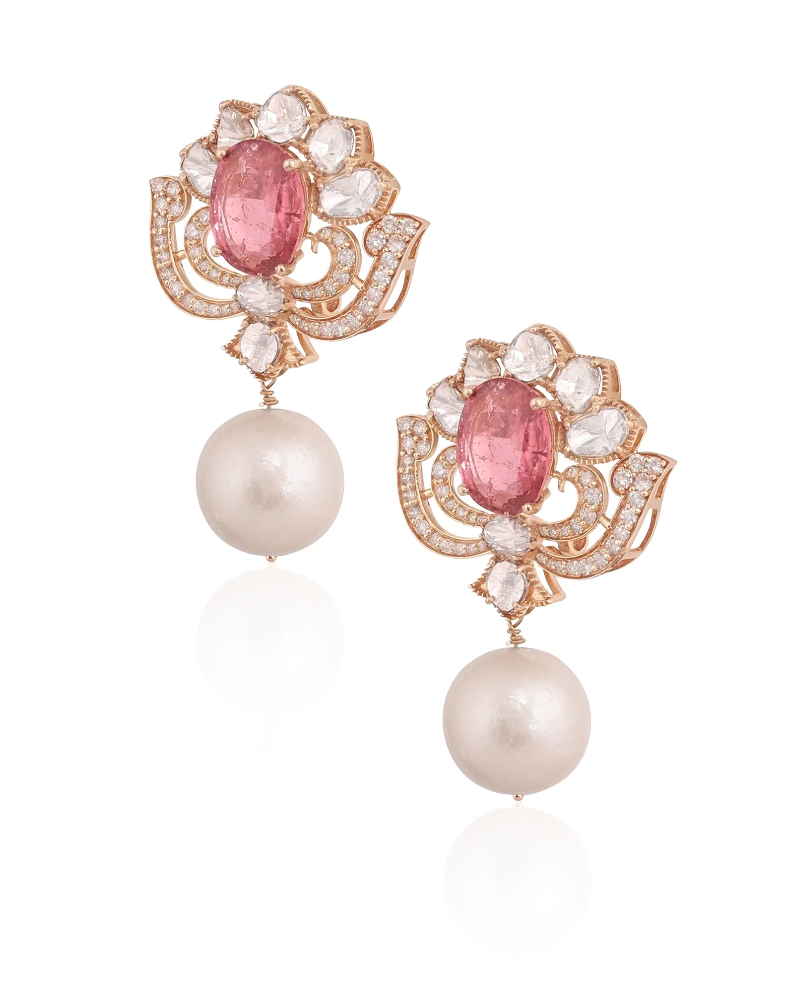 Rosette Earrings - Image 2