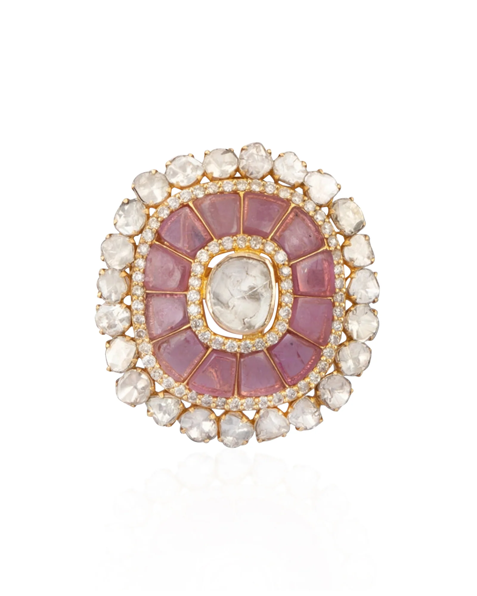 Ruby Duet Ring