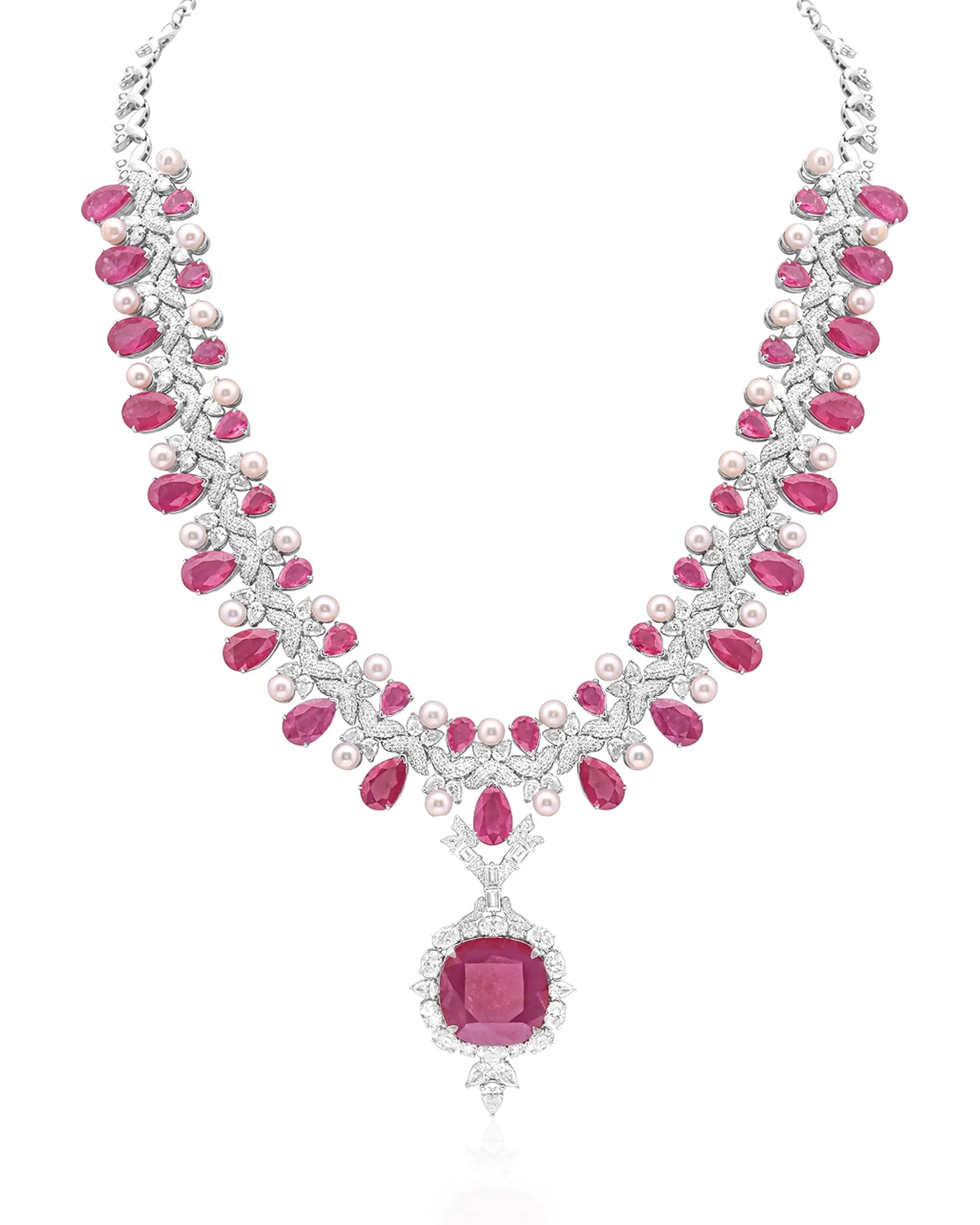 Ruby Eclipse Necklace