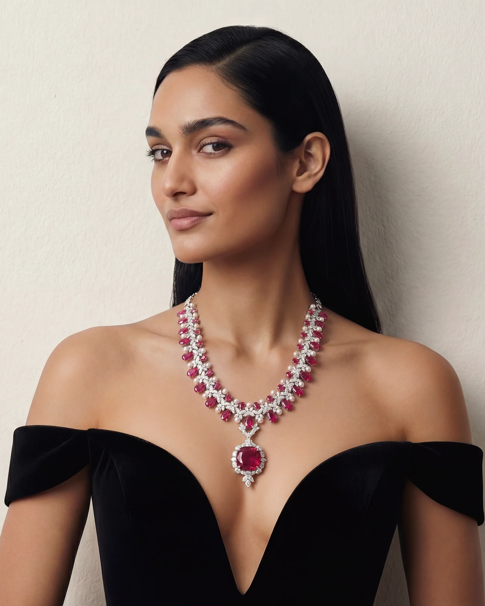 Ruby Eclipse Necklace - Image 2