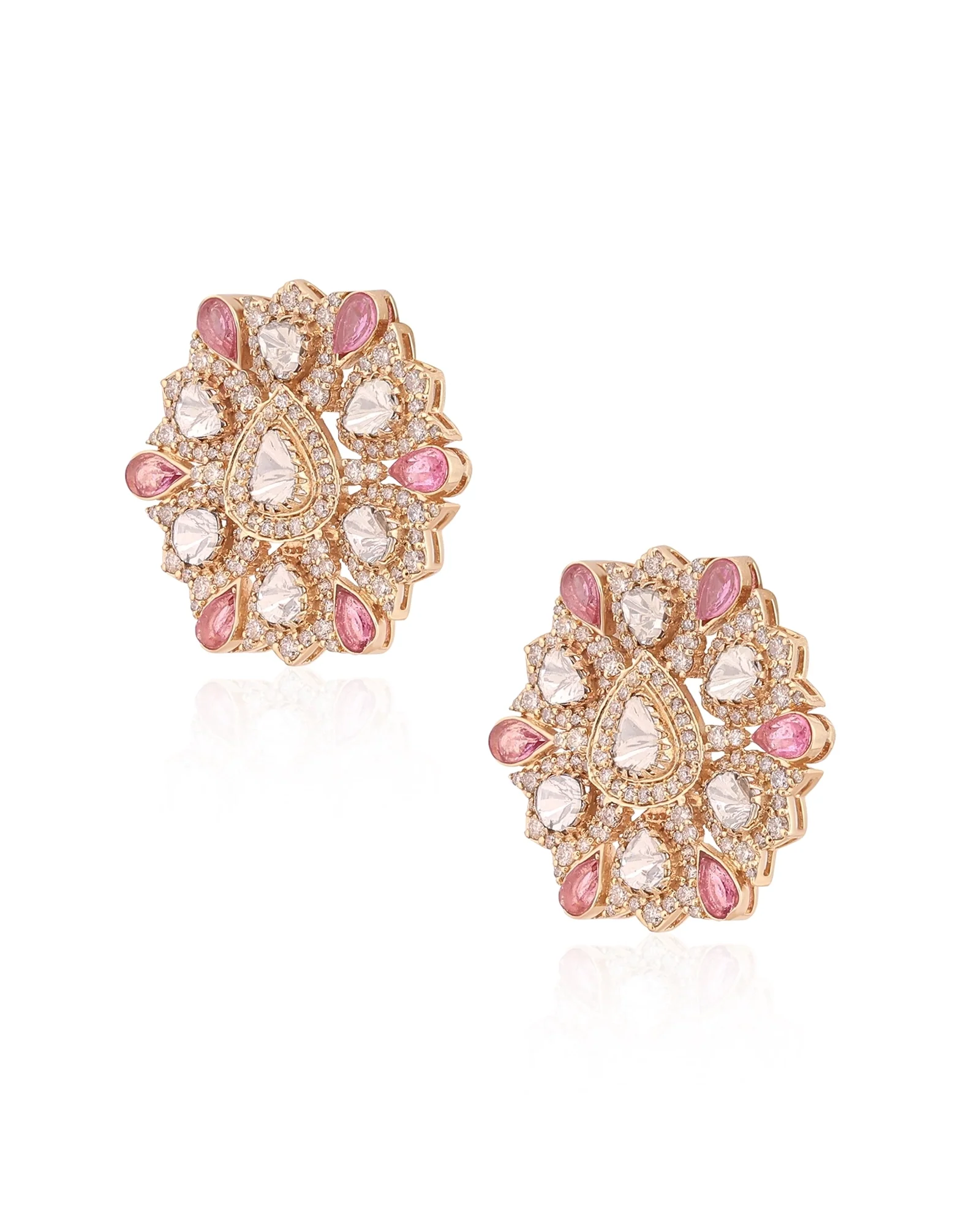 Ruby Fleur Earrings - Image 3