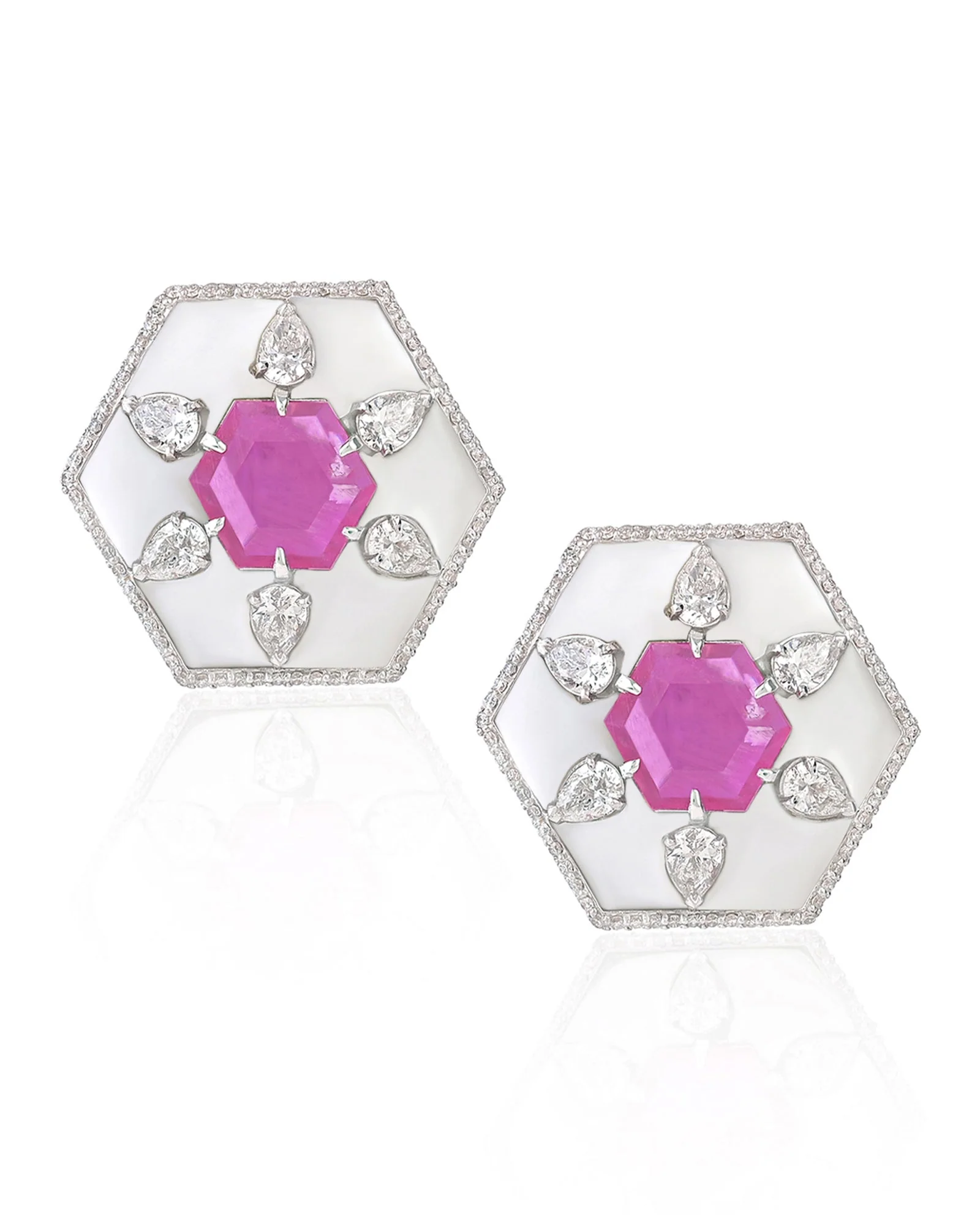 Ruby Glow Earrings