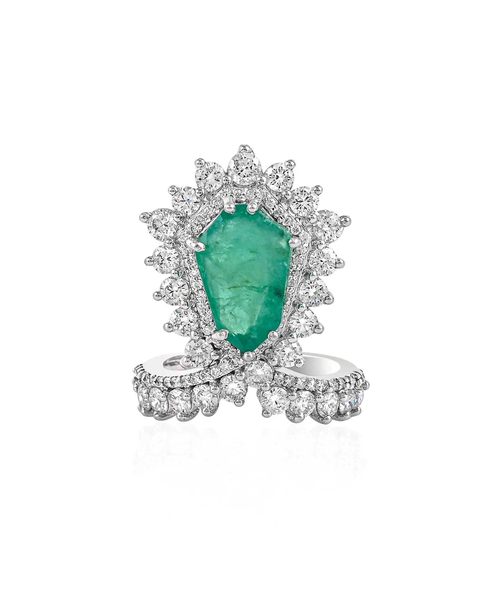 Runway Ready Ring (Emeralds)