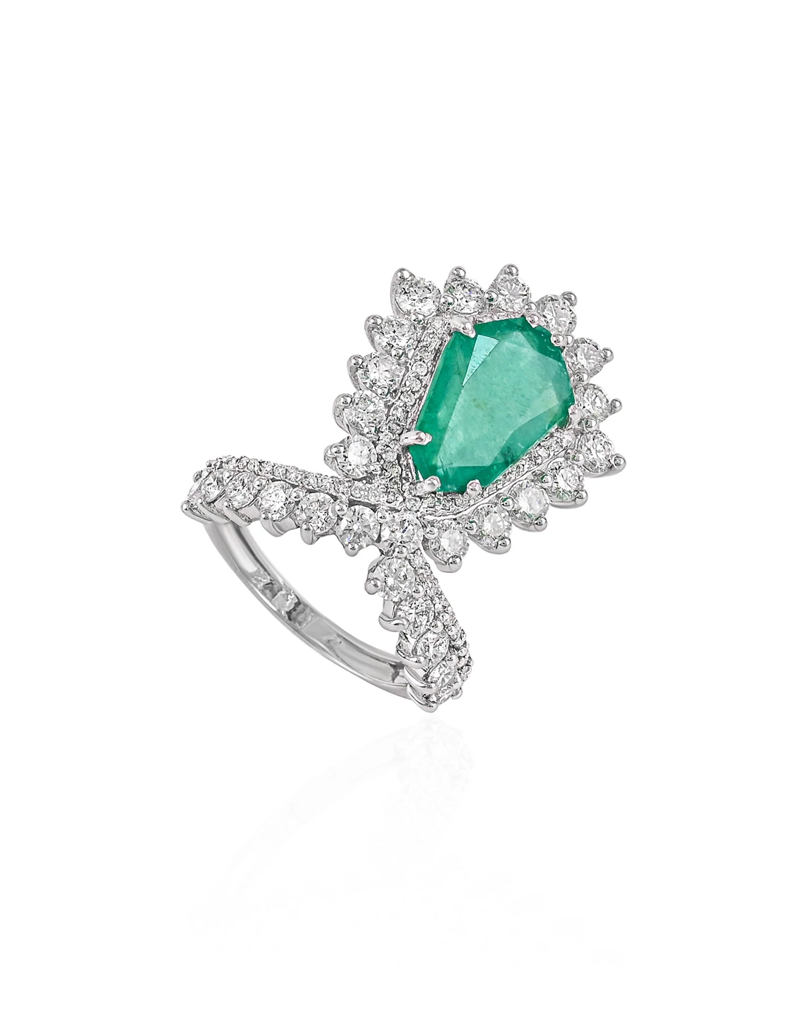 Runway Ready Ring (Emeralds) - Image 3