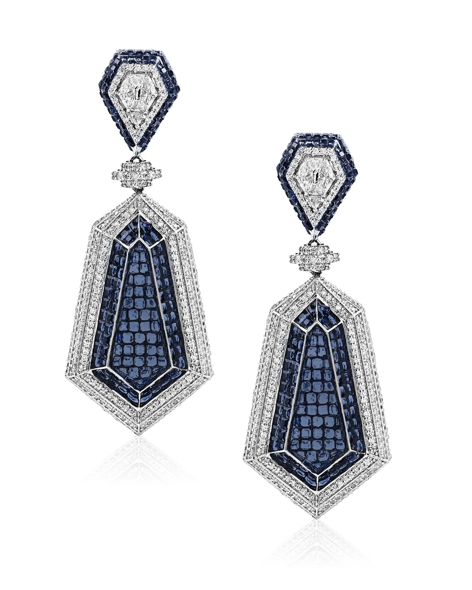 Shield - It Earrings ( Blue ) - Image 2