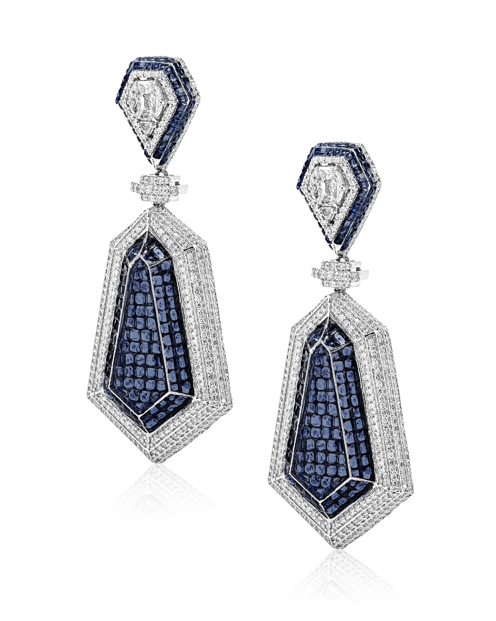 Shield - It Earrings ( Blue ) - Image 3