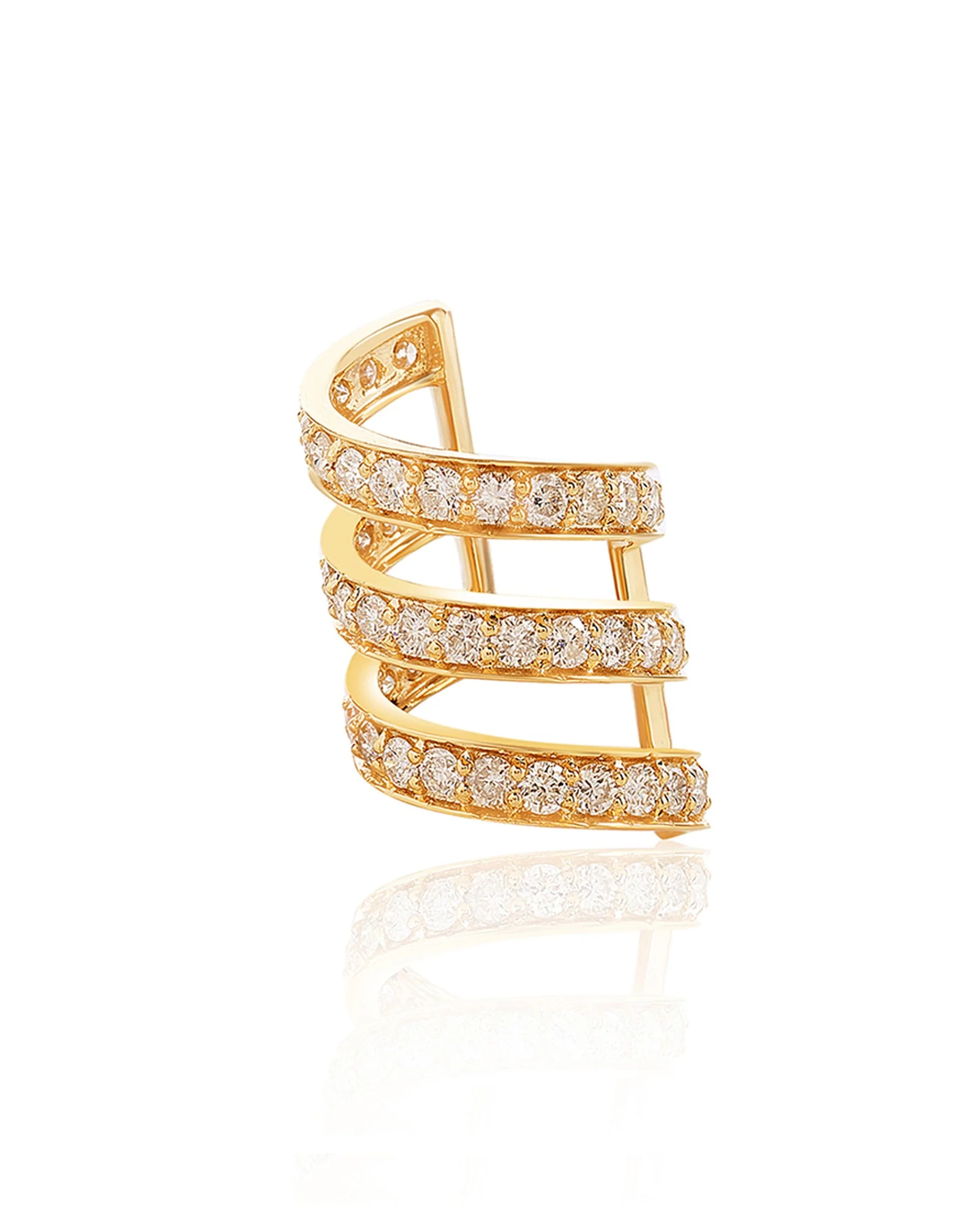 Spiral Stack Ear Cuff - Image 3