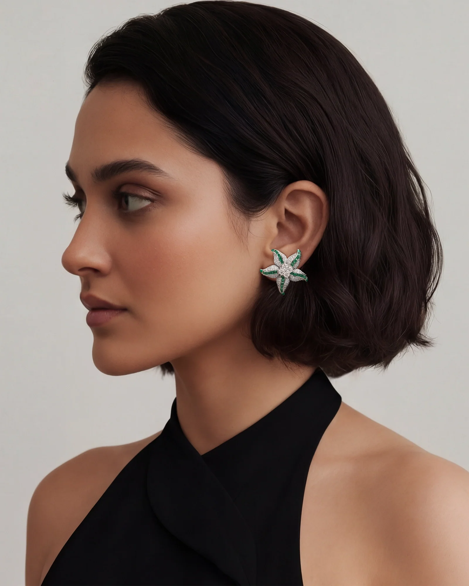 Star Pop Emerald Studs - Image 2