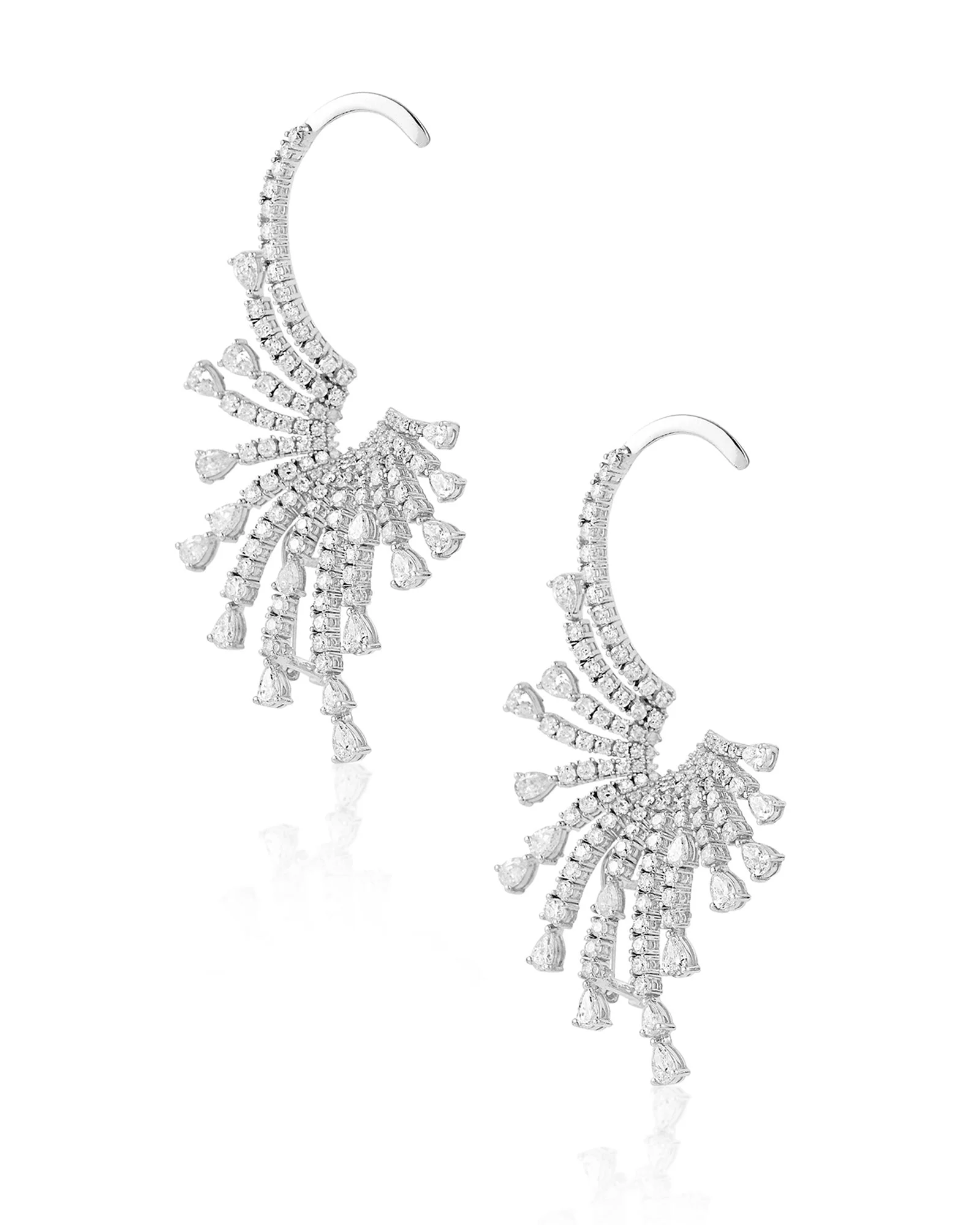 Starburst Diamond Ear Cuffs - Image 5