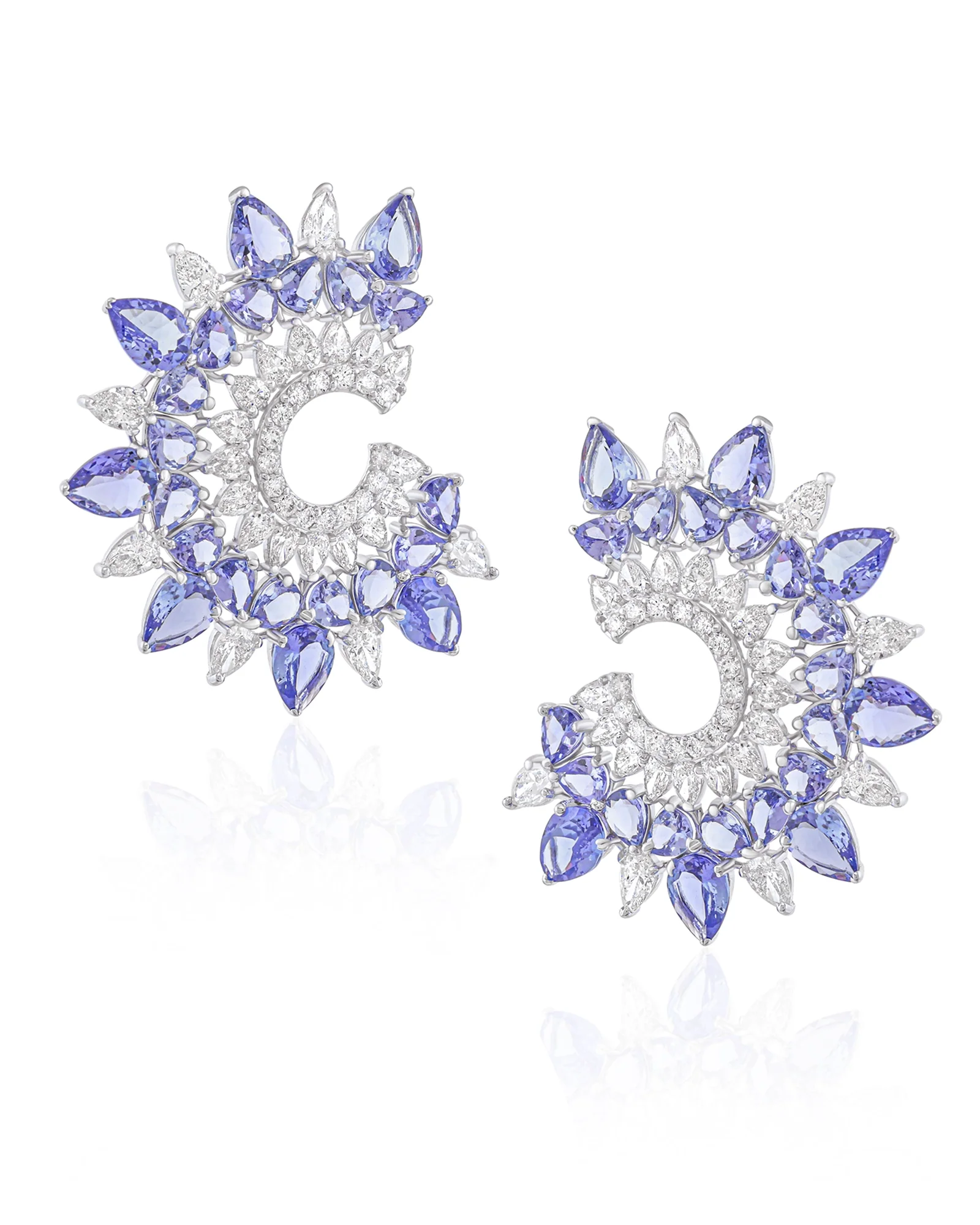Sunburst Earrings (Tanzanite) - Image 2