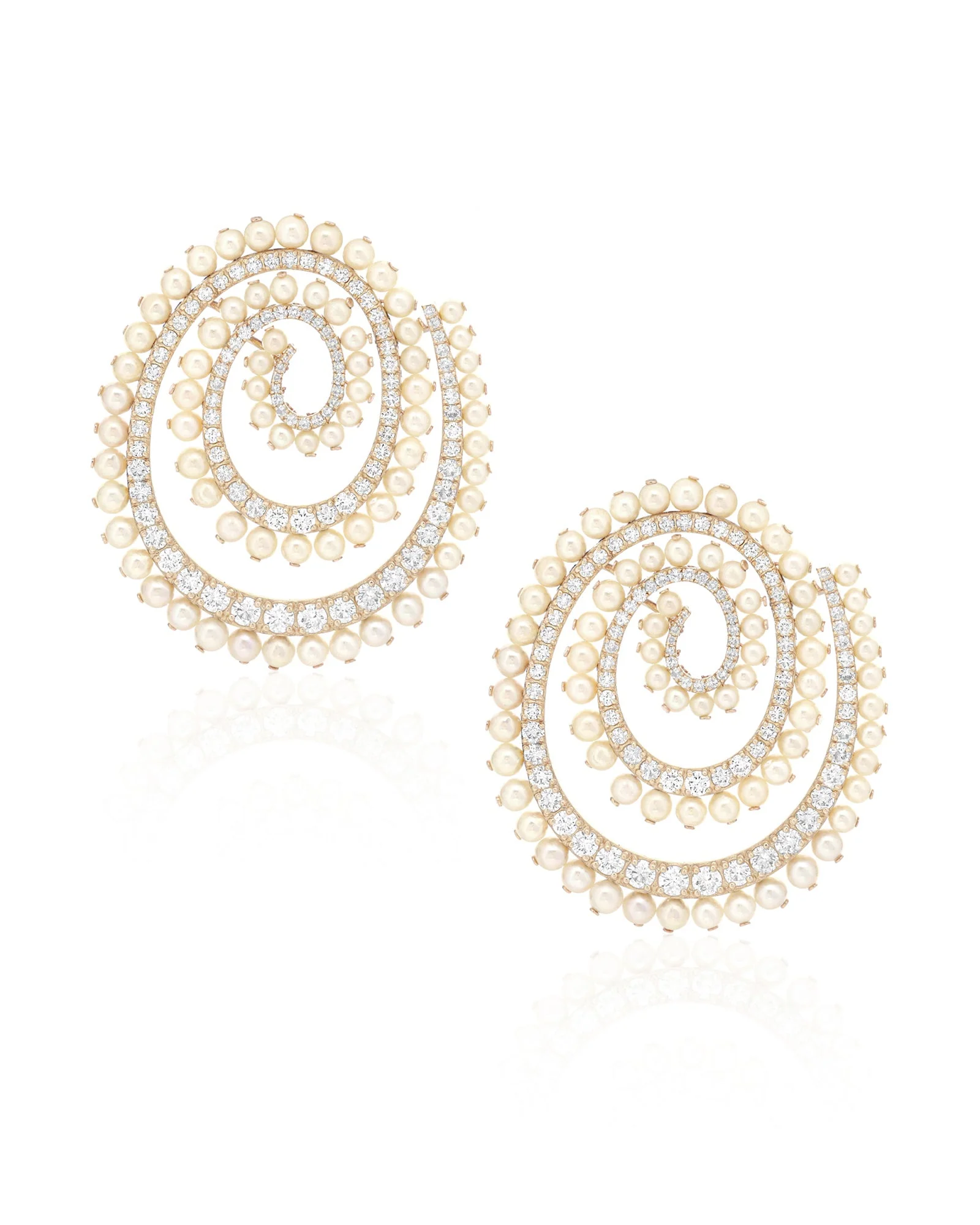 Swirl Effect Earrings