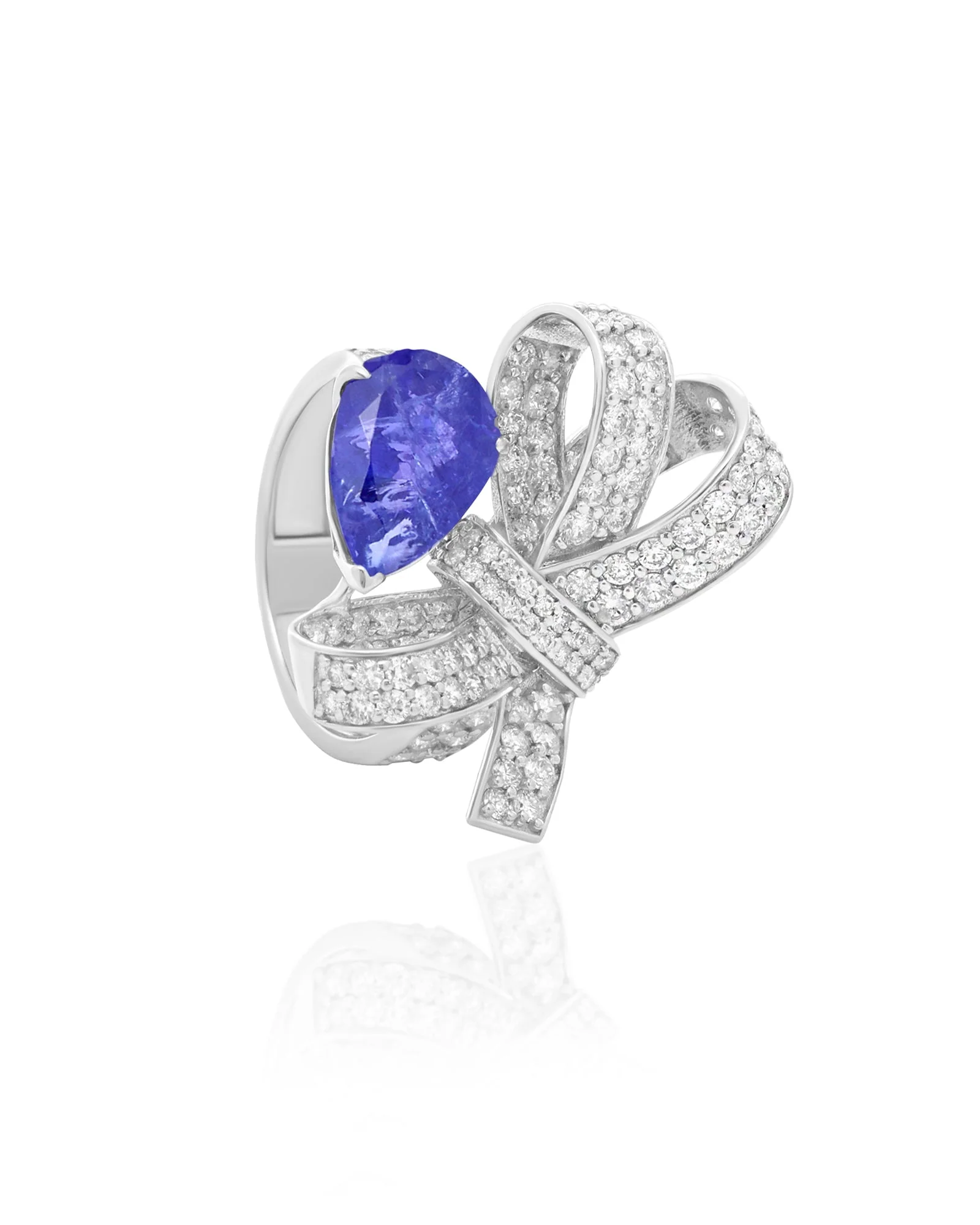 Tanzanite Bow Ring