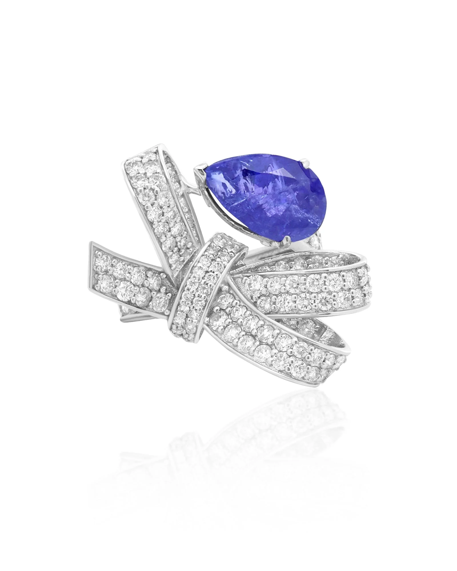 Tanzanite Bow Ring - Image 4