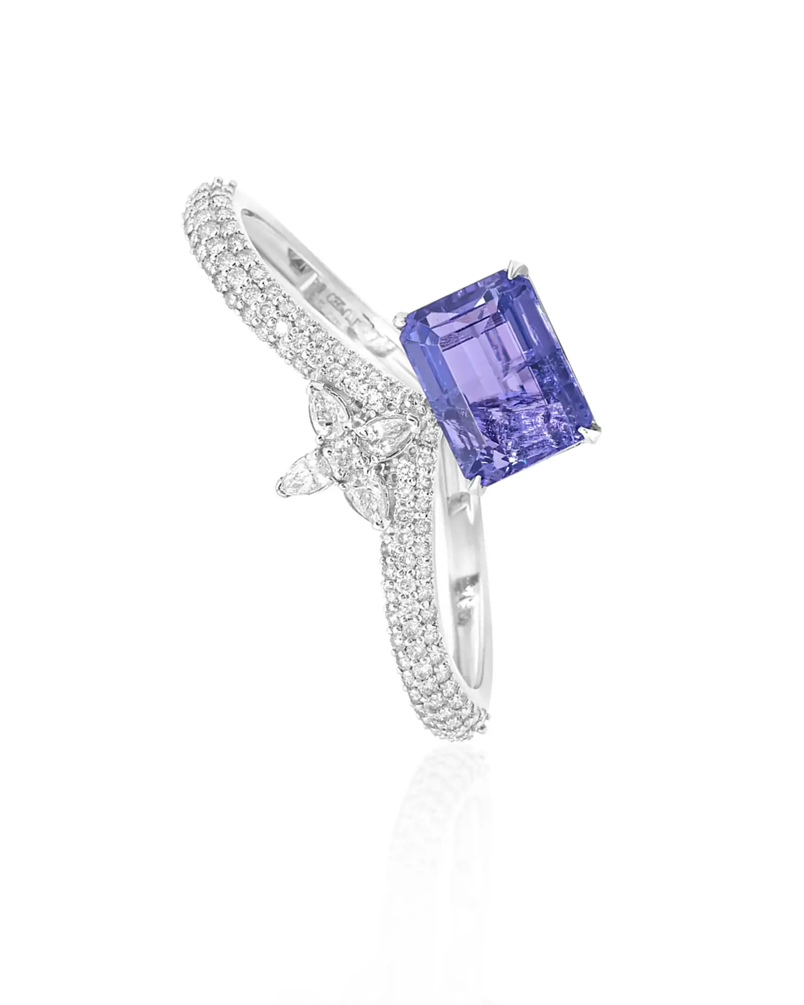 Tanzanite Drop Ring - Image 3