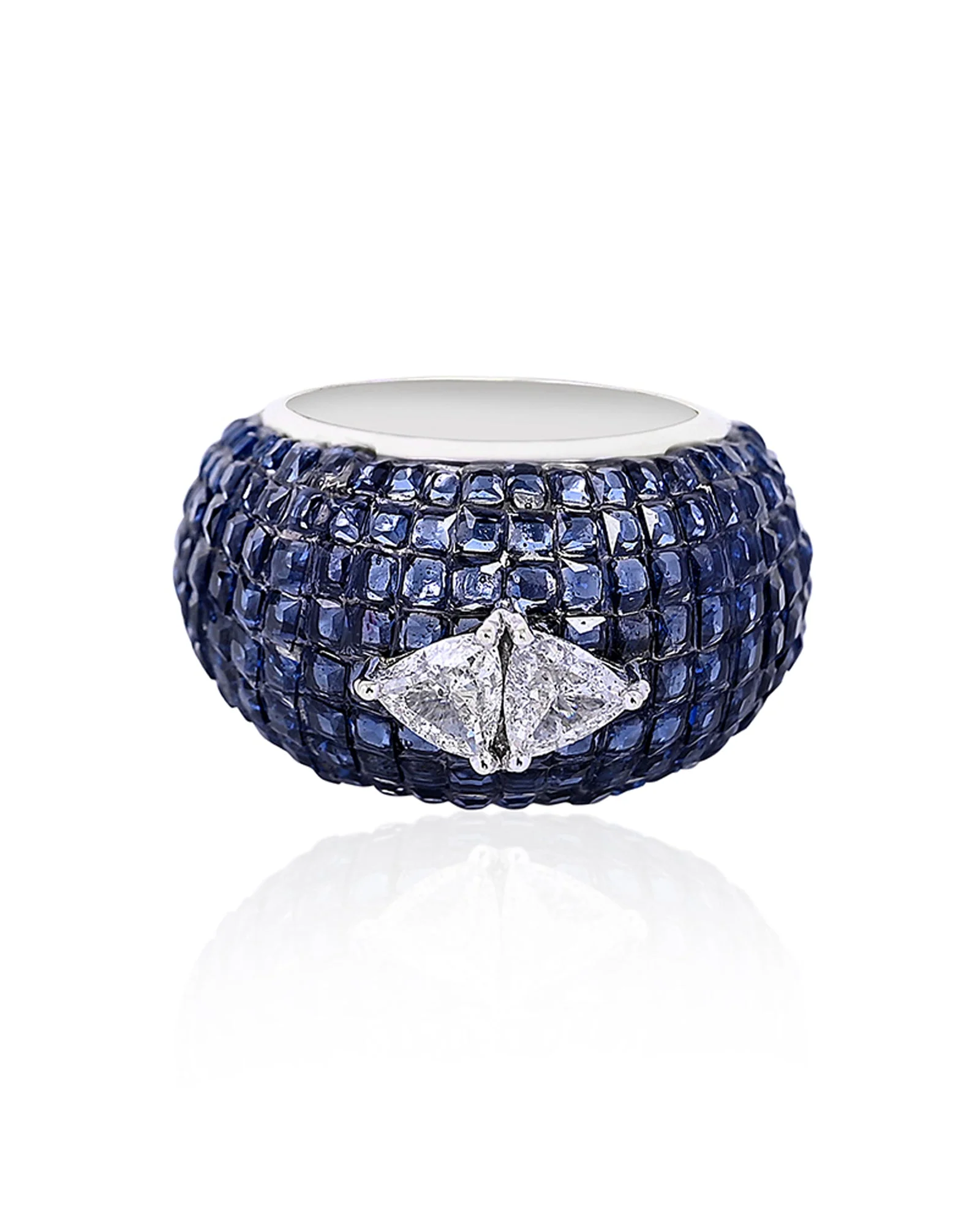 Trilliant Twosome Ring