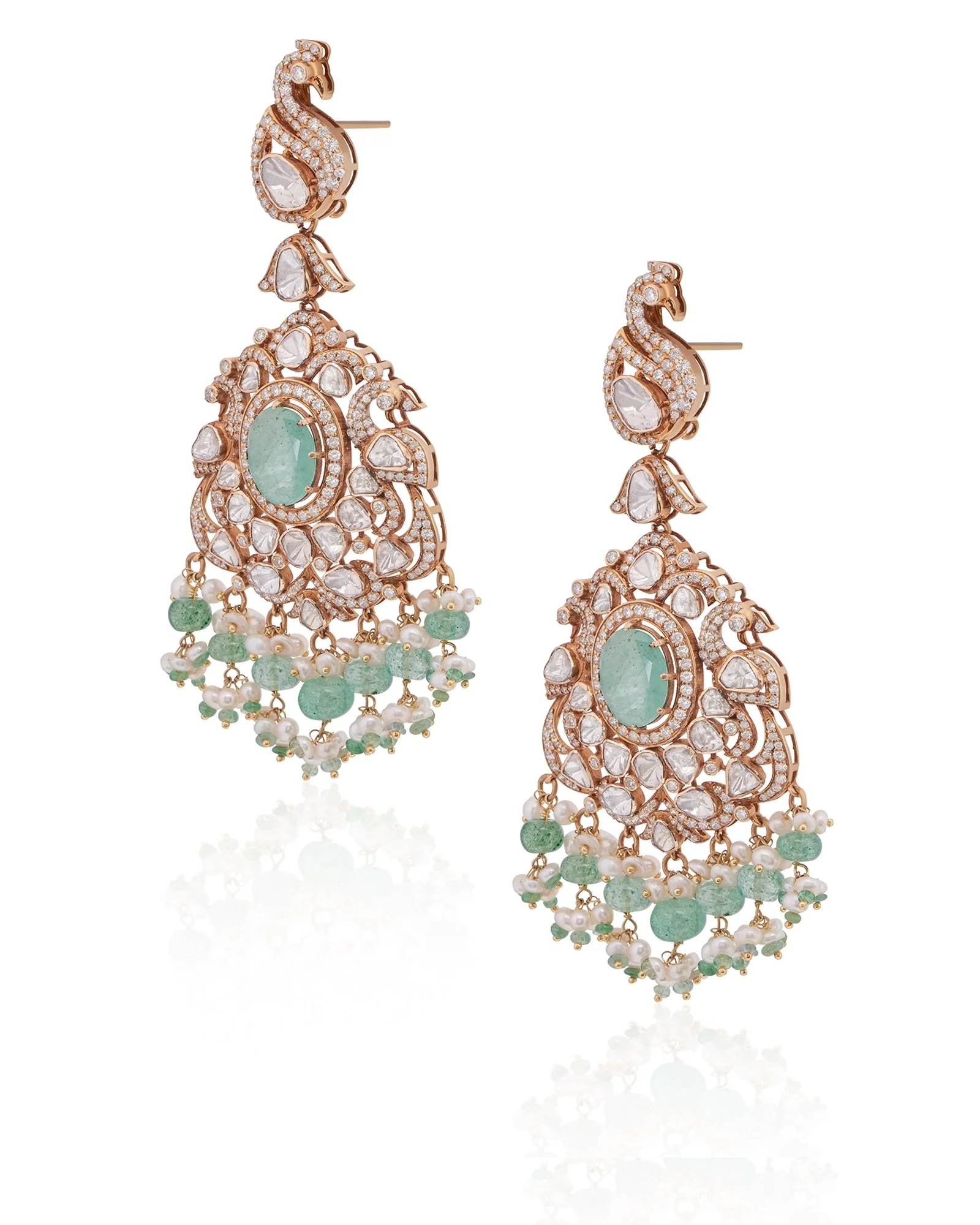 Zahra Polki Earrings - Image 3