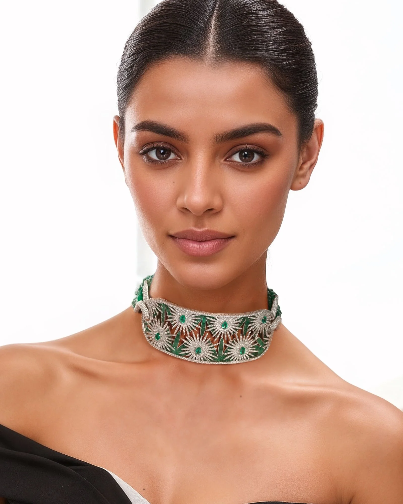 Zara Emerald Choker - Image 4